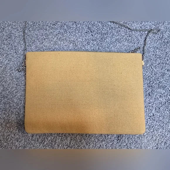 Beaded Chain Handbag Colorful Zipper Closure Inside Pocket Very Clean - Picture 2 of 6